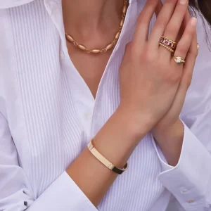 ALEX BANGLE>SINGLE STONE Fashion