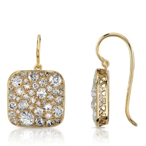 COBBLESTONE DANGLE EARRINGS>SINGLE STONE Sale