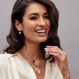 CREW NECKLACE>SINGLE STONE New