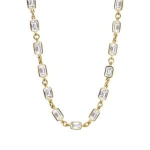 EMERALD CUT DIAMOND CHAIN>SINGLE STONE Sale