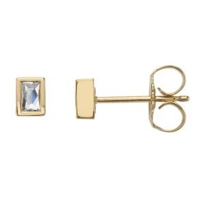 ESME STUDS>SINGLE STONE Hot