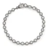 GEMMA SMALL BRACELET - PLATINUM>SINGLE STONE Fashion