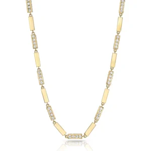 GIANA NECKLACE WITH DIAMONDS>SINGLE STONE Discount
