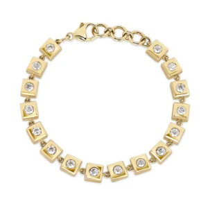 HUDSON BRACELET>SINGLE STONE Hot