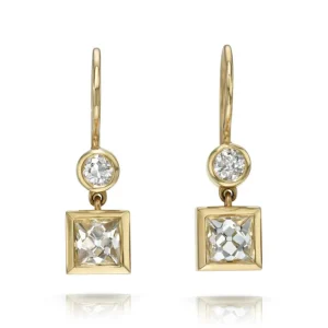 KARINA DOUBLE DROPS>SINGLE STONE Clearance