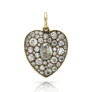 LARGE COBBLESTONE HEART>SINGLE STONE Sale