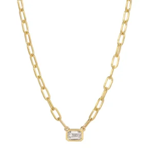 LEAH NECKLACE>SINGLE STONE Best