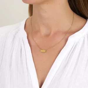 MILO NECKLACE>SINGLE STONE New