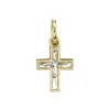 MINI FRENCH CUT CARMELA CROSS>SINGLE STONE Hot