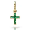 MINI FRENCH CUT CARMELA CROSS WITH GEMSTONES>SINGLE STONE Best