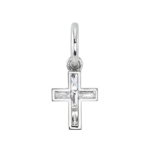 MINI FRENCH CUT CARMELA CROSS>SINGLE STONE Hot