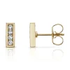 MONET STUDS - PAVÉ>SINGLE STONE Discount
