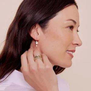 PALOMA DOUBLE DROPS>SINGLE STONE New