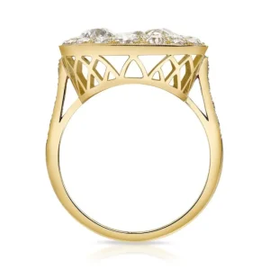 RECTANGULAR COBBLESTONE RING>SINGLE STONE Online