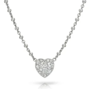 SMALL COBBLESTONE HEART NECKLACE>SINGLE STONE Online