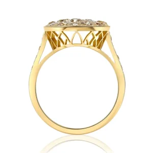 SMALL OVAL COBBLESTONE RING>SINGLE STONE Outlet